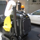 Vacuum machine is used to clean the air void